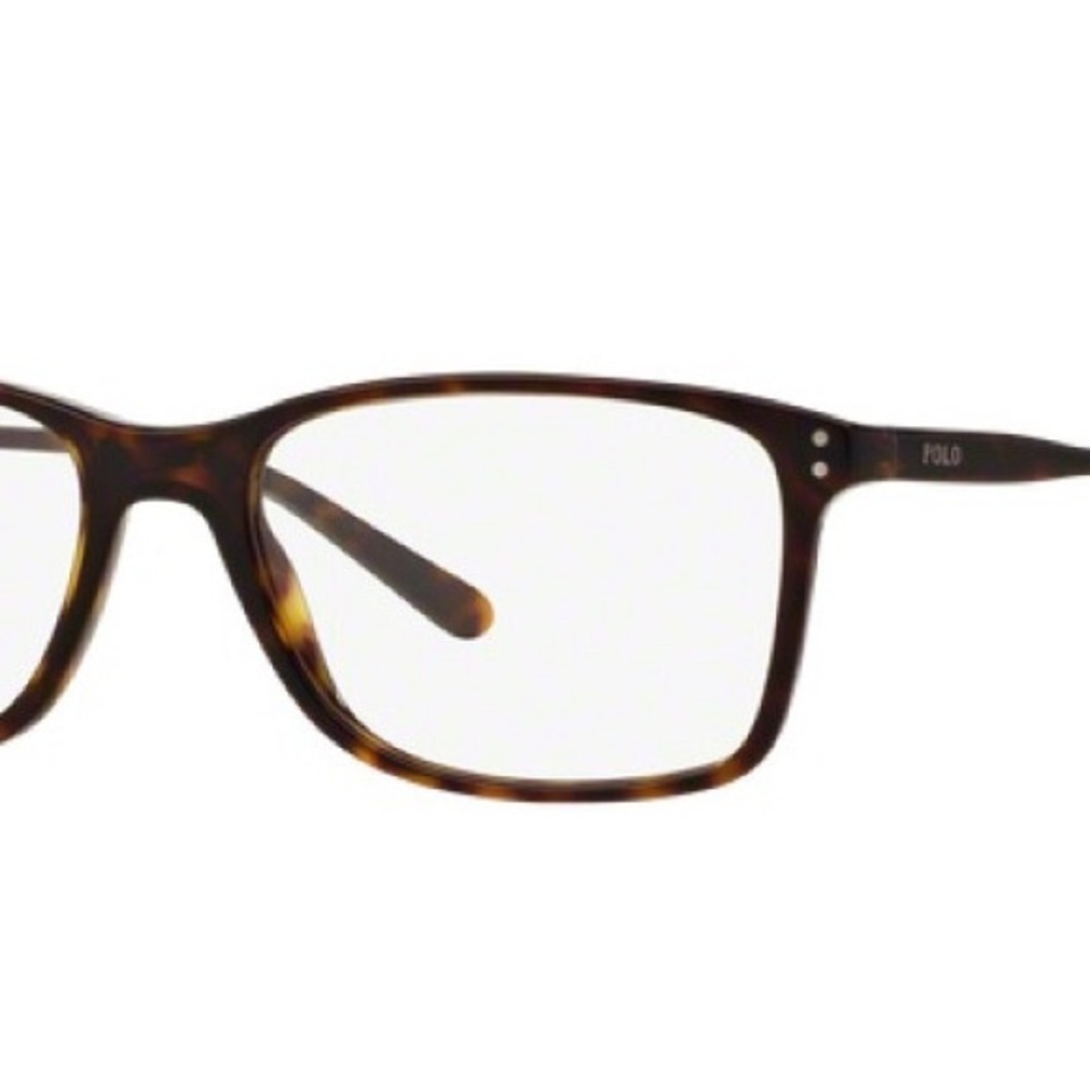 Polo by Ralph Lauren Classic Tortoiseshell Rectangle Eyeglasses